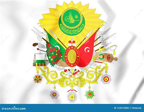 Ottoman Empire Coat of Arms 1299-1923. Stock Illustration ...