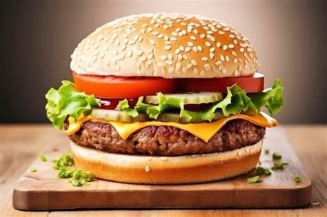 Premium AI Image | Best Hamburger Ever