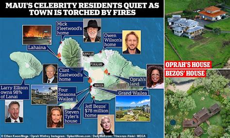 Oprah silent amid Maui wildfires as Hawaii residents beg for her help | Daily Mail Online