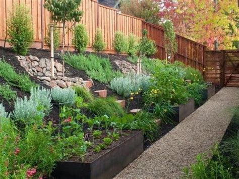 Garden Design Sloped Backyard Lovable Landscape Ideas For Hillside ...