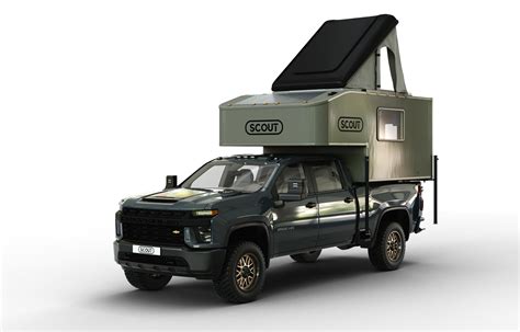 Scout's lightweight, modular HD pickup camper brings the bathroom