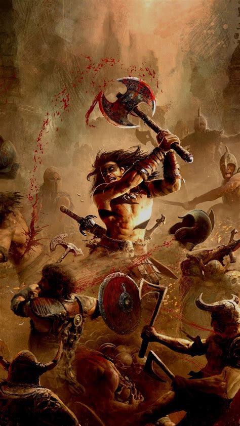 Wallpaper Hd - Conan the Barbarian | Conan the barbarian, Barbarian, Dark fantasy art