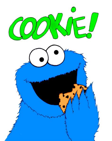 Cookie Monster Eating Cookies - ClipArt Best