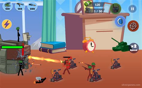 Stickman World War - Play Stickman World War Online on SilverGames