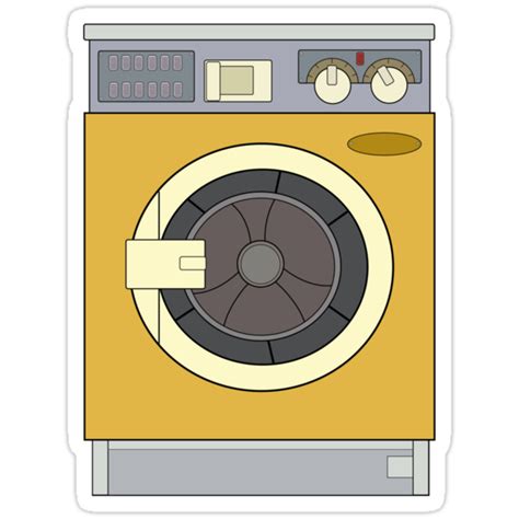 "Retro Washing Machine" Stickers by mootuntees | Redbubble