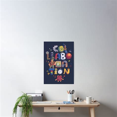 "Collaboration // Cody, May, It Takes Two" Poster by Geekydog | Redbubble