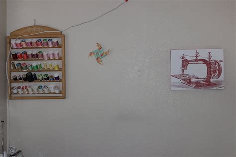 sewing room wall art DIY