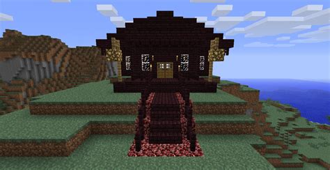 Nether brick House Minecraft Map