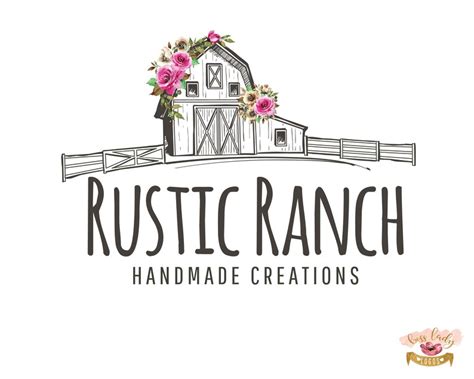 Vintage Barn Logo Rustic Farmhouse Logo Design Branding Farm | Etsy