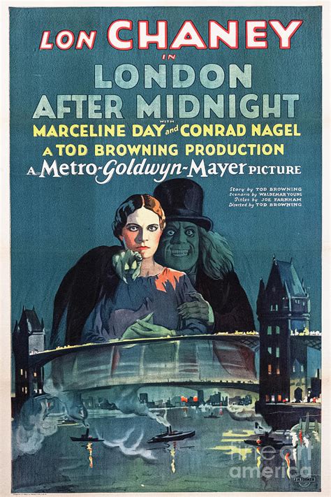 Poster Of The Movie 'london After Midnight' Photograph by Manny Machado