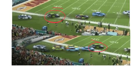 Jimmie Johnson’s car was featured 2 times in the Super Bowl commercial? Both on 15 yard line : r ...