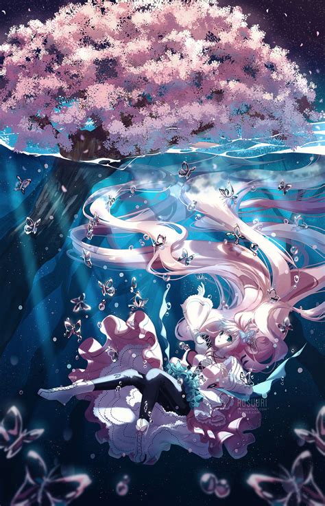 Commission - Underwater Spring by Rosuuri on DeviantArt