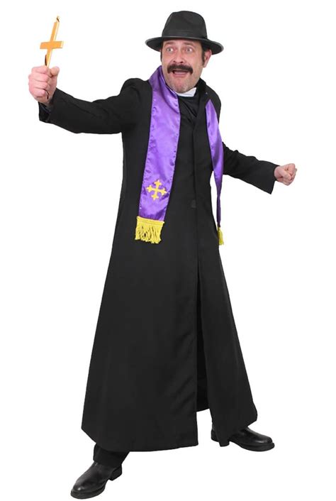 Vicar plus size fancy dress costume, XL Vicar costume, plus size Vicar ...