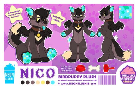 Official Nico Plush Reference by NeonSlushie on DeviantArt