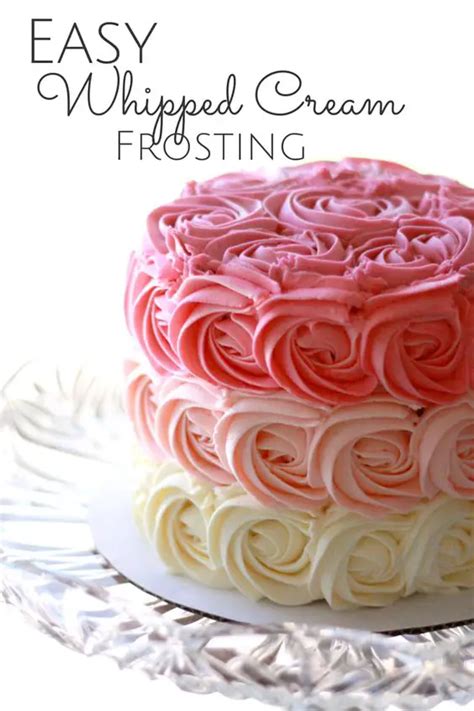 Whipped Cream Cake Tutorials - Cake Decorating with fresh cream