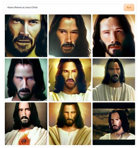 Keanu Reeves as Jesus : r/weirddalle