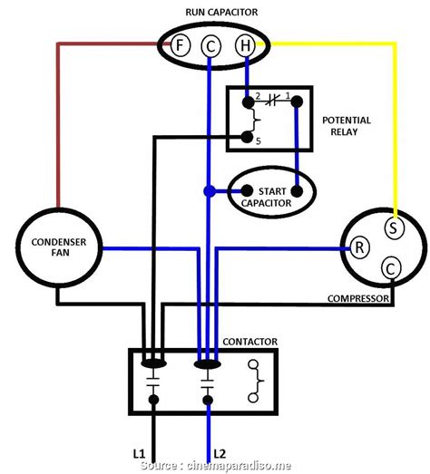 Air Conditioner Capacitor Diagram