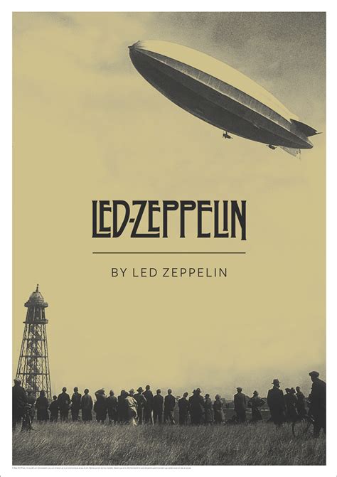 Led Zeppelin book poster - Led Zeppelin News