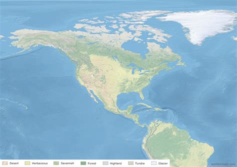 Land cover maps - World in maps