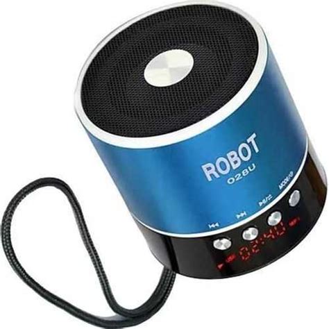 Buy Robot _028U Mini Speaker With USB, Memory Card Slot & FM Radio ...