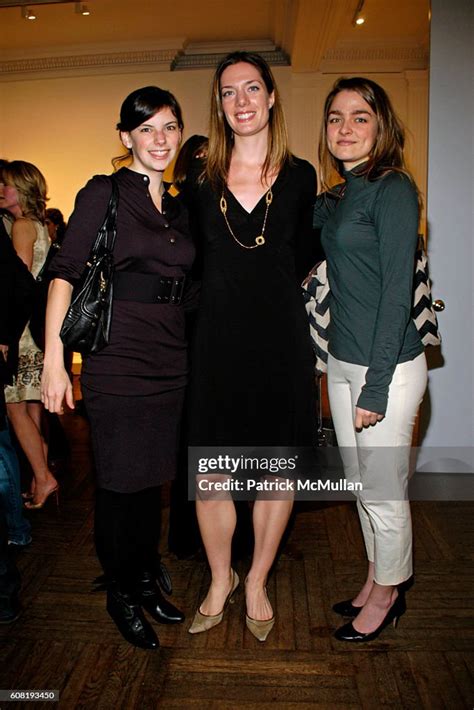 Claudia Ballard, Lisa Grubka and Valerie Suter attend Cocktail Party ...