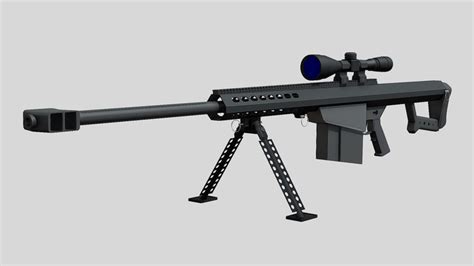 Second Life Marketplace - Full Perm Scripted Barrett M82/M107 anti-materiel precision rifle by ...