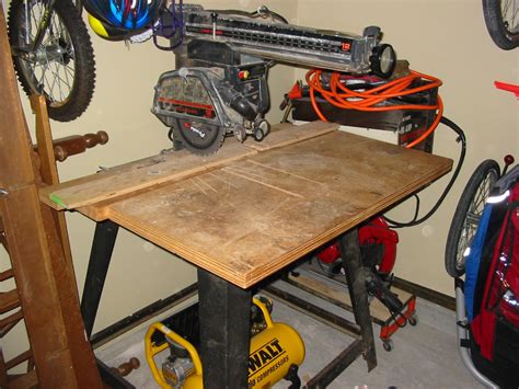 Radial Arm Saw Table Dimensions - The SawdustZone - How to Replace the Table Surface on a Radial ...