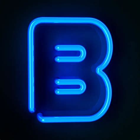 Neon Sign Letter B — Stock Photo © creisinger #8805040