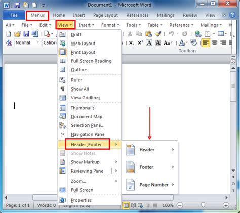 How to add header and footer in word - ndlew