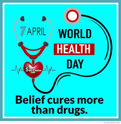 7 April Happy World Health Day Quote - SmitCreation.com