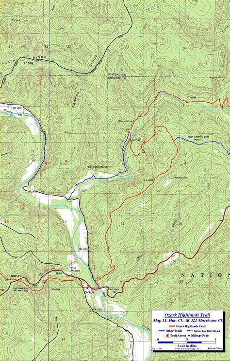 Ozark Highlands Trail Map