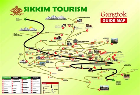 The map of Gangtok | Gangtok, Sikkim, Travel agent