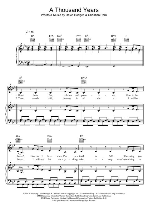 Christina Perri - A Thousand Years at Stanton's Sheet Music