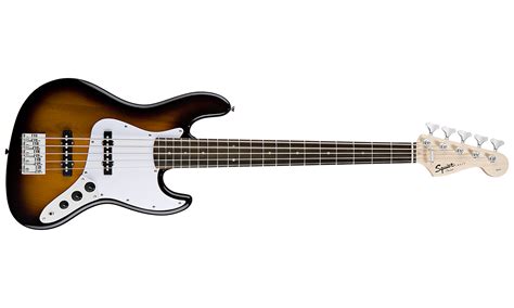 Squier Affinity Jazz Bass V (RW) - brown sunburst Solid body electric bass sunburst