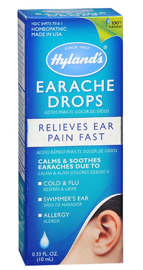 Hyland's Earache Drops, 0.33 oz