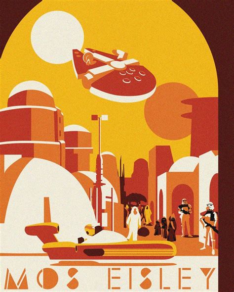 Mos Eisley | Star wars artwork, Star wars poster, Star wars travel posters