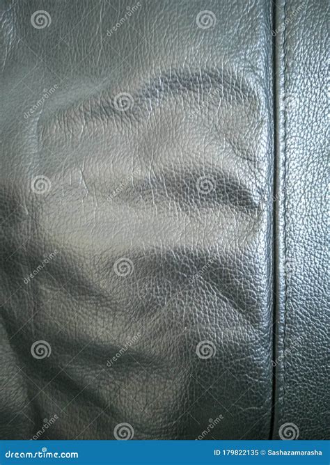 Dark Shiny Black Leather Texture Background Stock Image - Image of ...