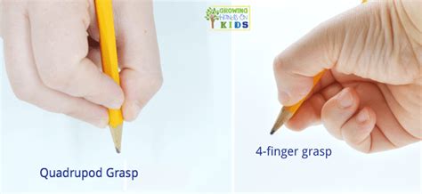 Typical Pencil Grasp Development for Kids