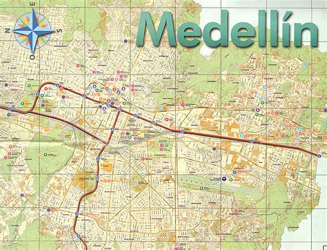 Mapa Turistico De Medellin | Images and Photos finder