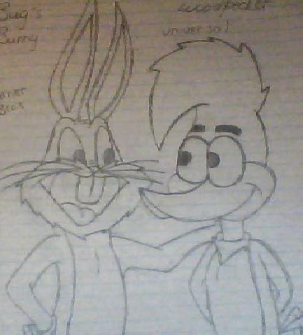 Bugs Bunny and Woody Woodpecker by RayyRayy101 on DeviantArt