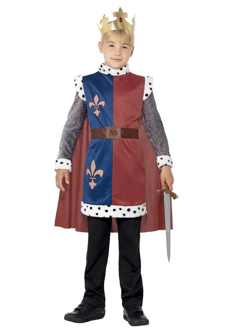 Child Medieval King Arthur Tunic Costume