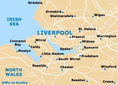 Maps of Liverpool, University of Liverpool: Map of Liverpool University ...