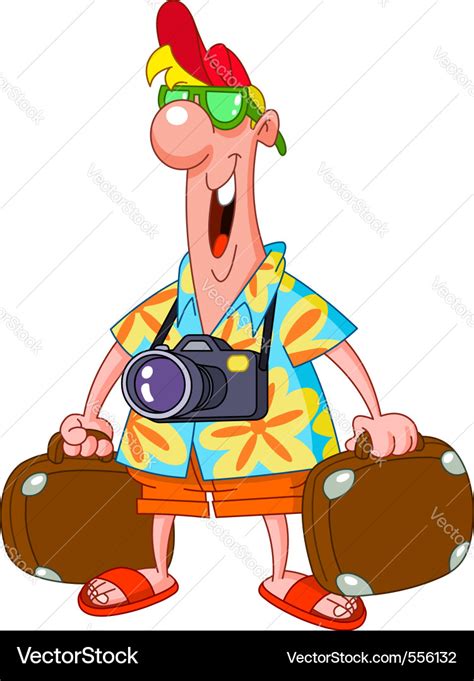 Tourist Royalty Free Vector Image - VectorStock