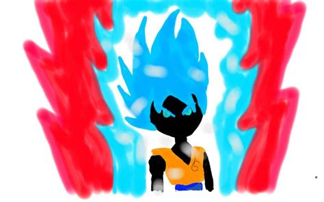 Stickman Goku Drawing