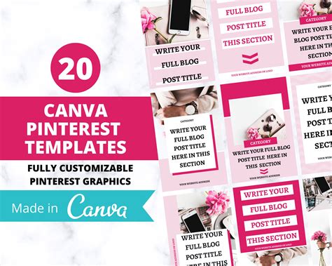 Canva Pinterest Templates