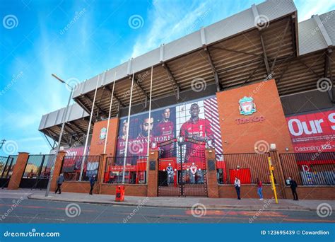 Anfield Stadium, the Home Ground of Liverpool Football Club in UK ...