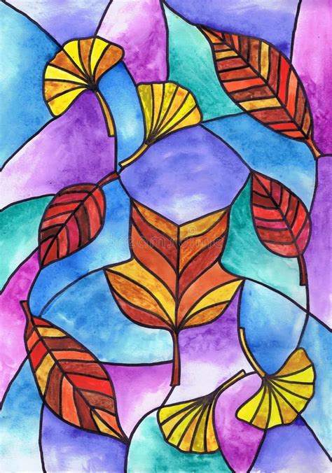 Watercolor Stained Glass Window Stock Illustrations – 335 Watercolor Stained Glass Window Stock ...