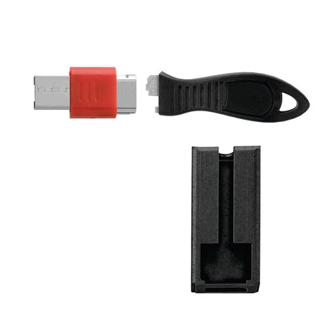 USB Port Lock with Square Cable Guard – LoBarn