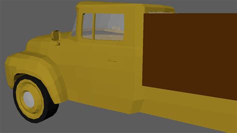 Low Poly Truck 01 - 3D Model by ViperJr3D