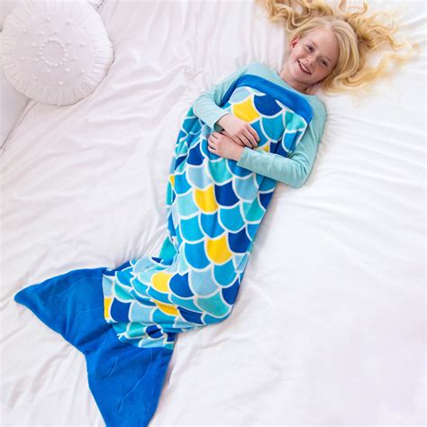 Mermaid Tail Blankets for Kids, Toddler and Adults from Fin Fun Cuddle Tails, Multiple Colors ...